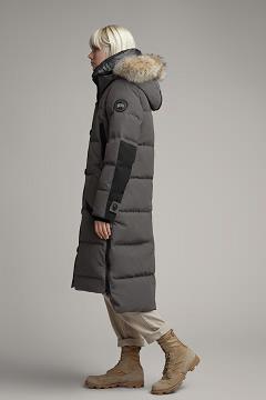 Chamarras Canada Goose Mujer México - Aldridge Abrigos Black Label Grises UO3189526